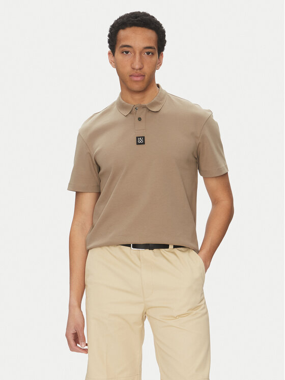 HUGO Polo marškinėliai · Ruda