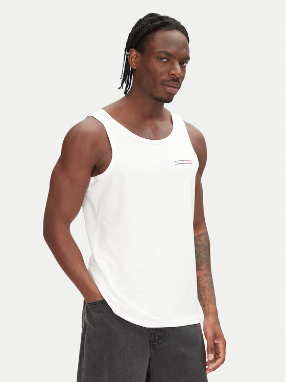 Tommy Jeans Tank top marškinėliai · Écru