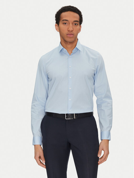 Kodas 20MAY Calvin Klein Marškiniai · Žydra · Slim Fit