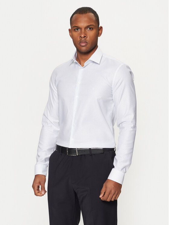 Kodas 20MAY Calvin Klein Marškiniai · Balta · Slim Fit