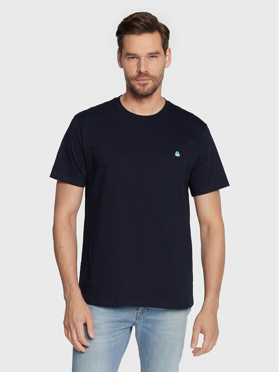 United Colors Of Benetton Marškinėliai · Tamsiai mėlyna
