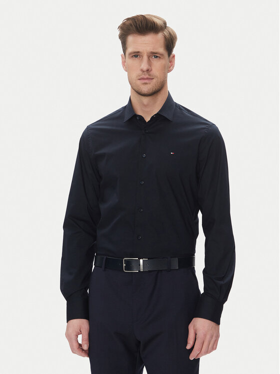 Kodas 20MAY Tommy Hilfiger Marškiniai · Tamsiai mėlyna · Slim Fit