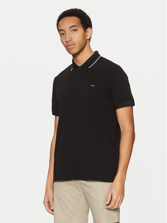 Kodas 20MAY Calvin Klein Polo marškinėliai · Juoda