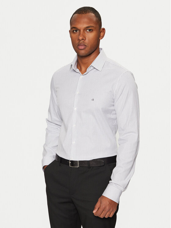 Kodas 20MAY Calvin Klein Marškiniai · Balta · Slim Fit