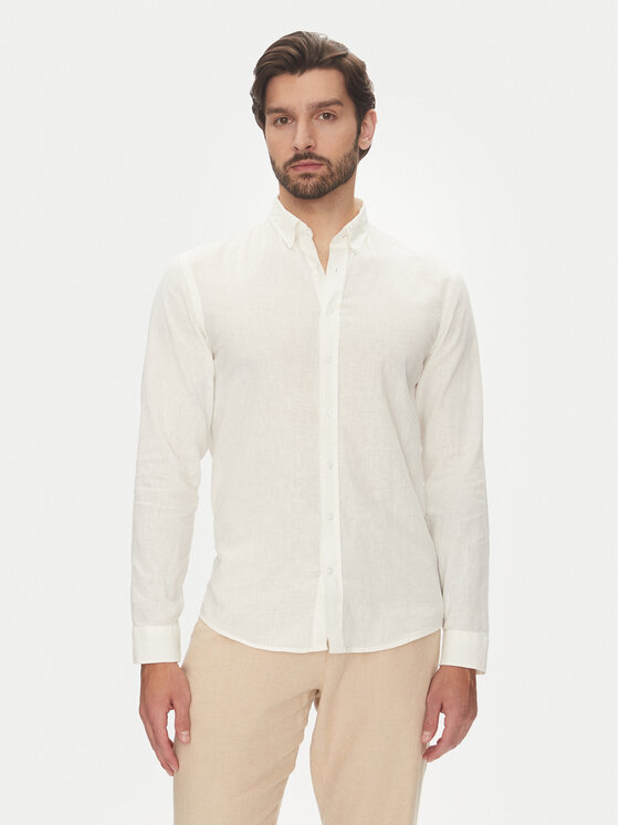 Lindbergh Marškiniai · Balta · Relaxed Fit