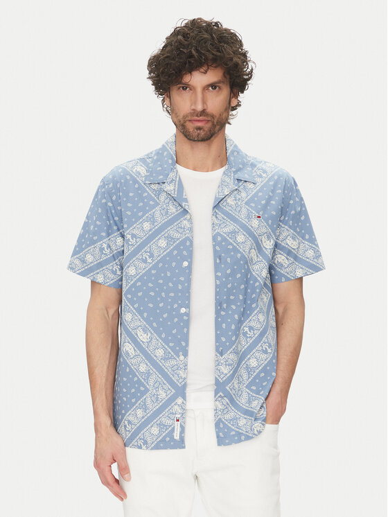Kodas 20MAY Tommy Jeans Marškiniai · Žydra · Regular Fit