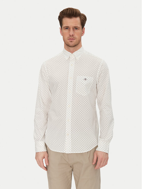 Gant Marškiniai · Balta · Regular Fit