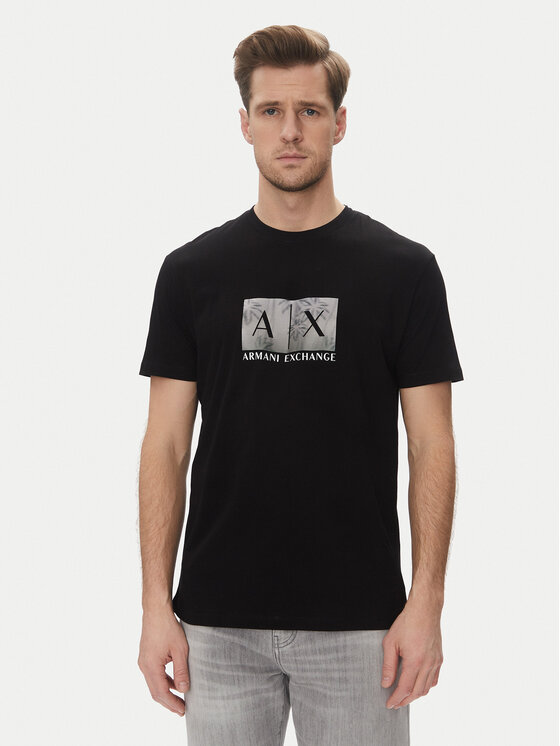 Armani Exchange Marškinėliai · Juoda