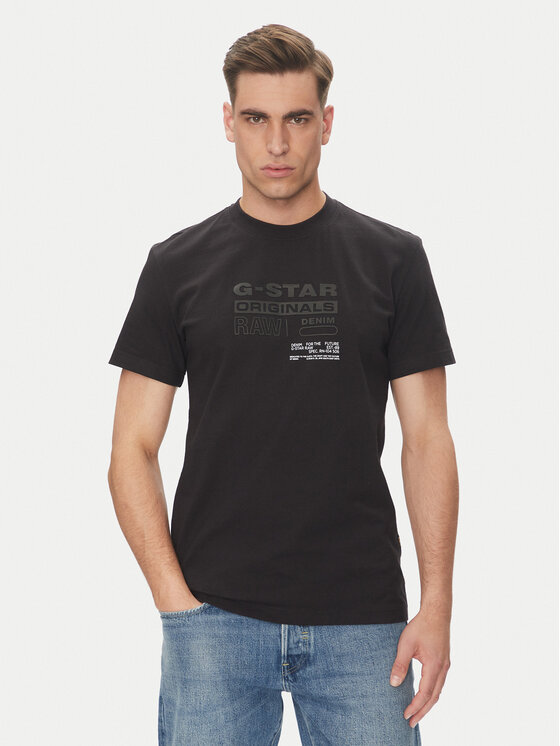 Kodas 20MAY G-Star Raw Marškinėliai · Juoda