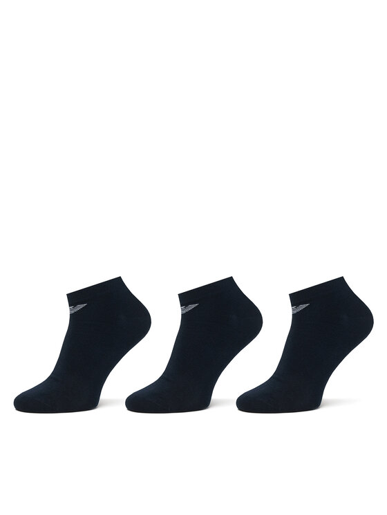 Emporio Armani Trumpos kojinės · Tamsiai mėlyna