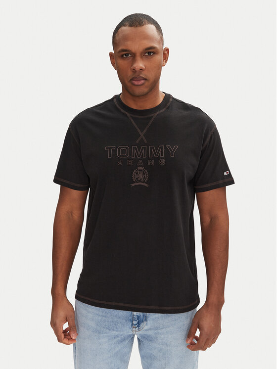 Tommy Jeans Marškinėliai · Juoda