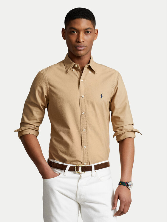 Polo Ralph Lauren Marškiniai · Smėlio · Slim Fit