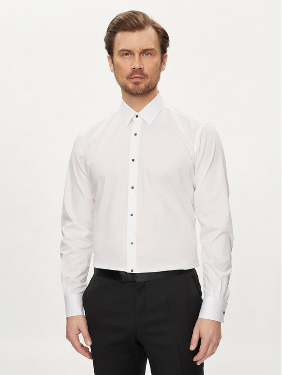 KARL LAGERFELD Marškiniai · Balta · Regular Fit