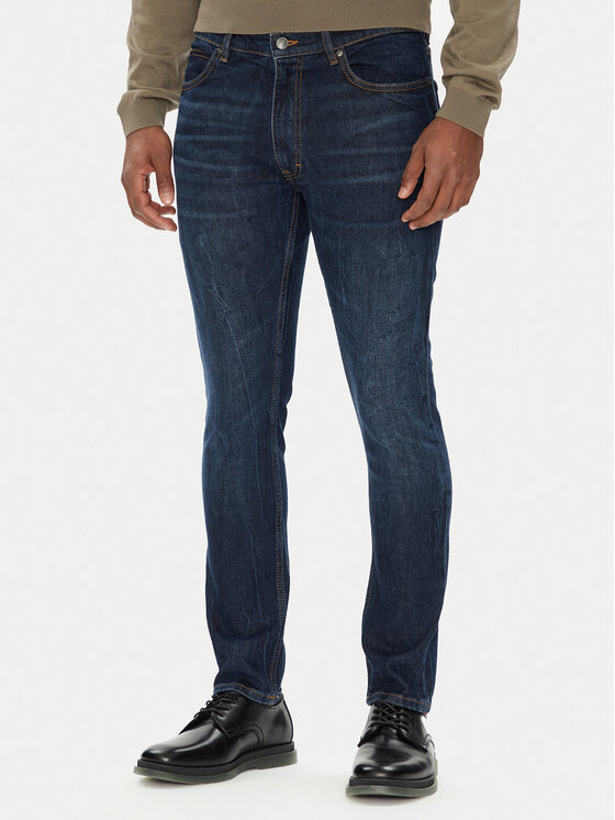 HUGO Džinsai · Tamsiai mėlyna · Extra Slim Fit