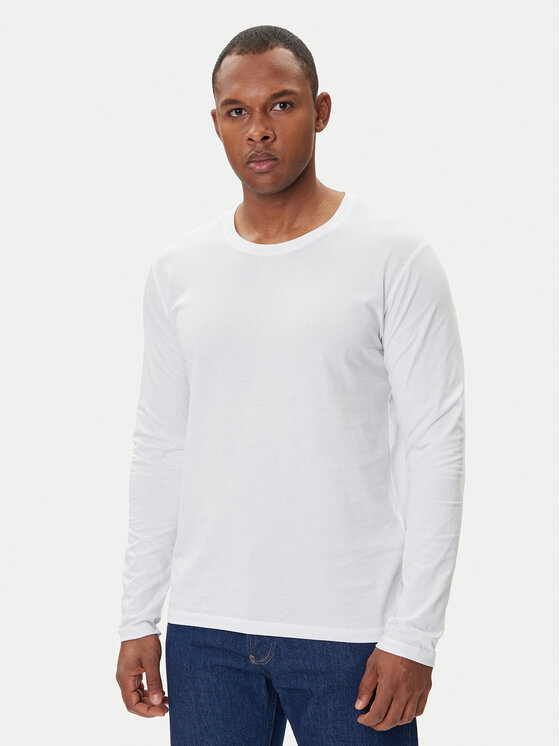 Jack & Jones Marškinėliai ilgomis rankovėmis · Balta