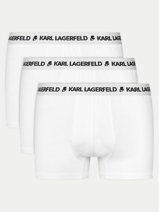 KARL LAGERFELD Bokserių komplektas · Balta