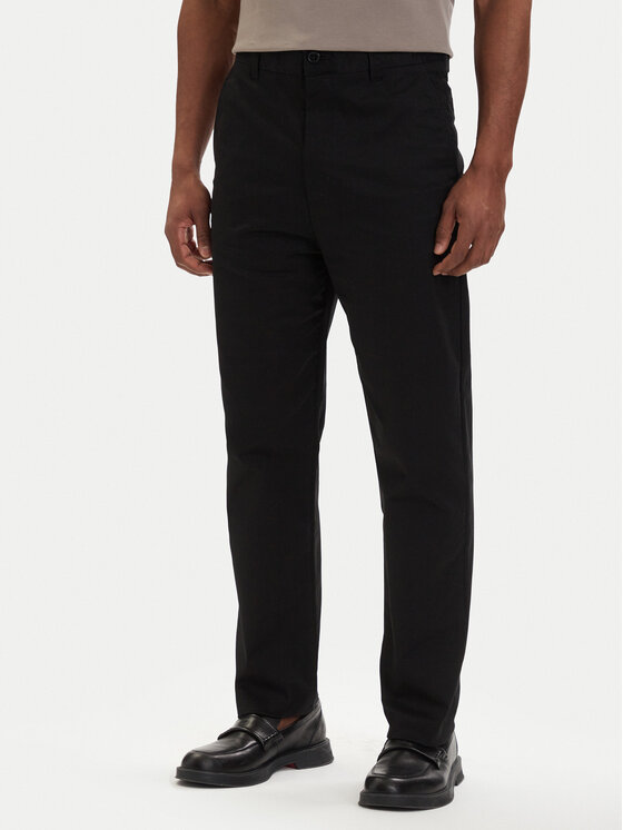Kodas 20MAY HUGO Medžiaginės kelnės · Juoda · Slim Fit