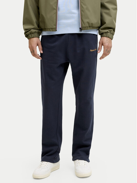 Kodas 20MAY Jack & Jones Sportinės kelnės · Tamsiai mėlyna · Regular Fit