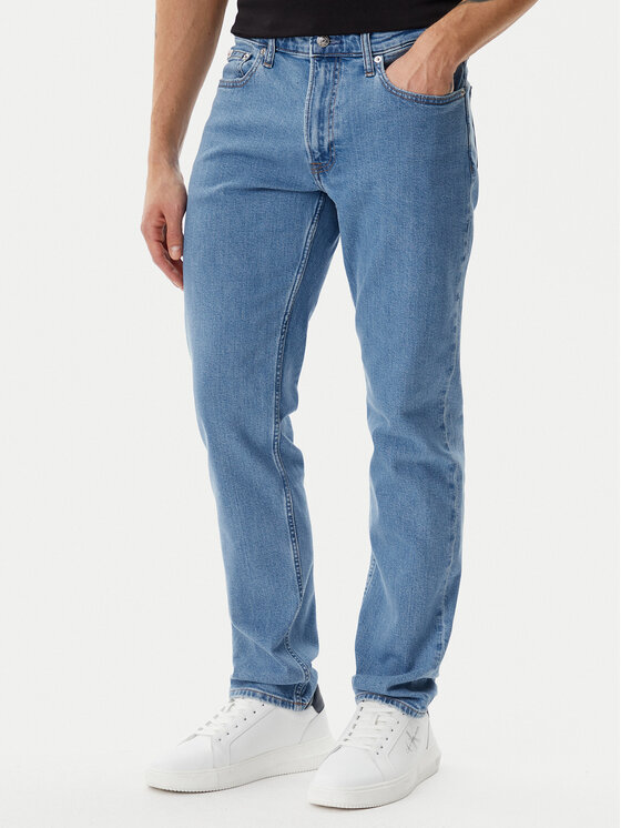Calvin Klein Jeans Džinsai · Mėlyna · Slim Fit