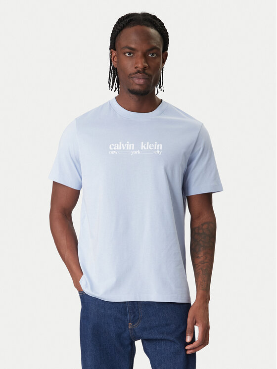 Calvin Klein Jeans Marškinėliai · Šviesiai mėlyna
