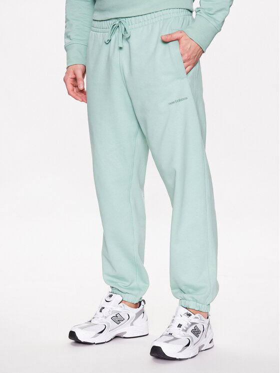 New Balance Sportinės kelnės · Žalia · Relaxed Fit