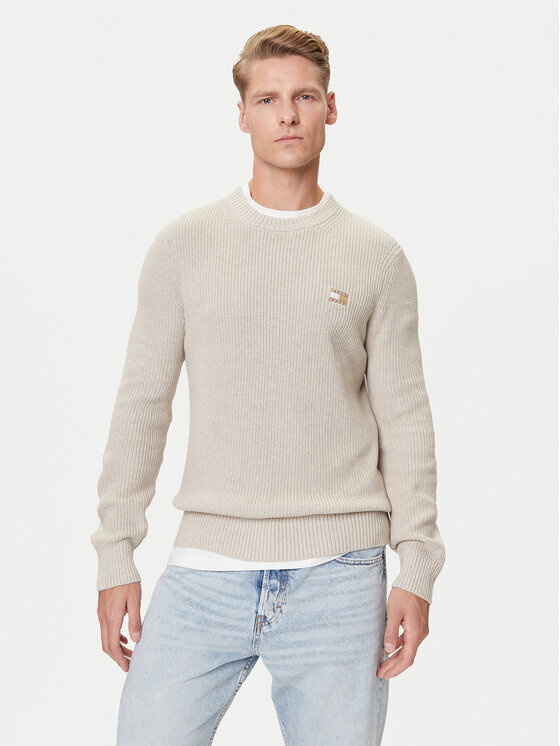 Tommy Jeans Megztinis · Smėlio