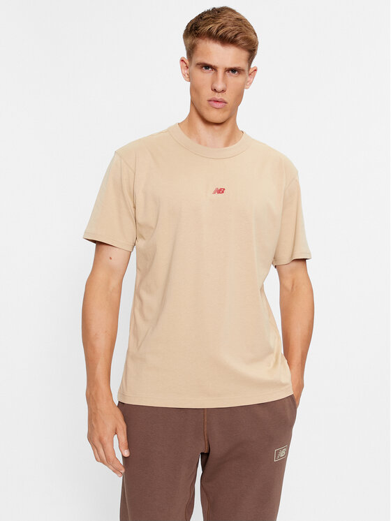 New Balance Marškinėliai · Ruda