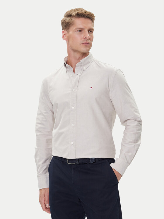 Kodas 20MAY Tommy Hilfiger Marškiniai · Smėlio · Regular Fit