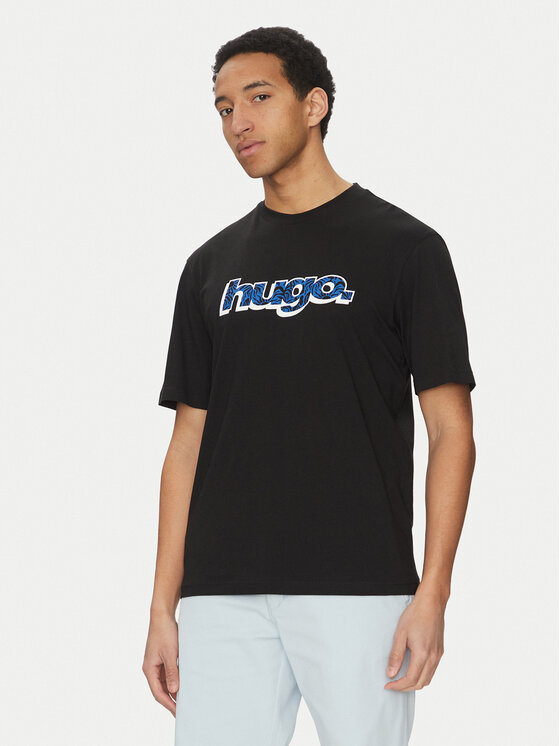 HUGO Marškinėliai · Juoda