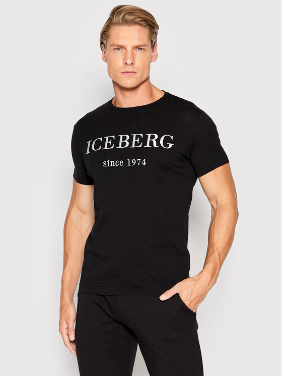 Iceberg Marškinėliai · Juoda