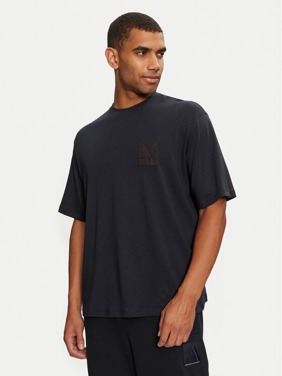 Armani Exchange Marškinėliai · Tamsiai mėlyna