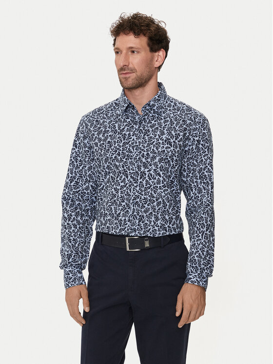 Kodas 20MAY BOSS Marškiniai · Tamsiai mėlyna · Regular Fit
