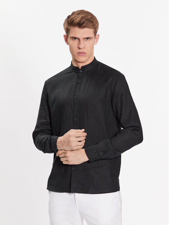 Kodas 20MAY HUGO Marškiniai · Juoda · Slim Fit