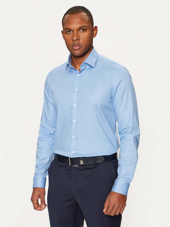 Kodas 20MAY Calvin Klein Marškiniai · Mėlyna · Slim Fit
