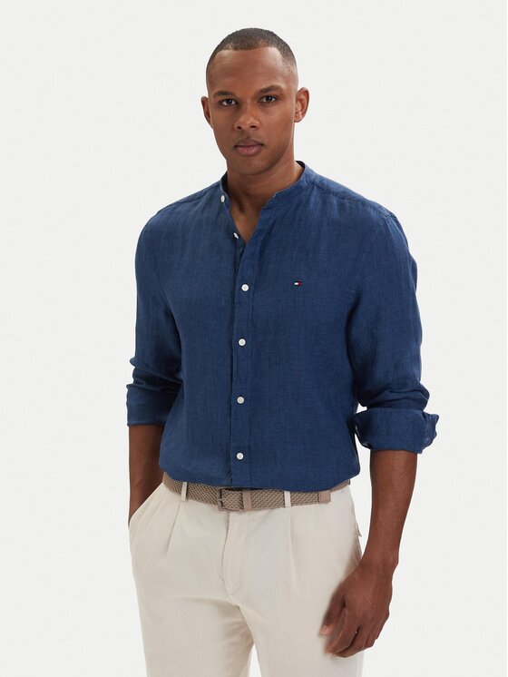 Kodas SUN15 Tommy Hilfiger Marškiniai · Mėlyna · Slim Fit