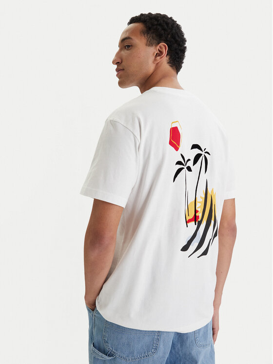 Kodas SUN15 RVCA Marškinėliai · Balta