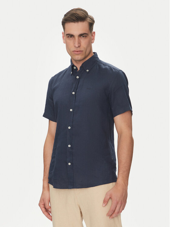 Kodas SUN15 BOSS Marškiniai · Tamsiai mėlyna · Slim Fit