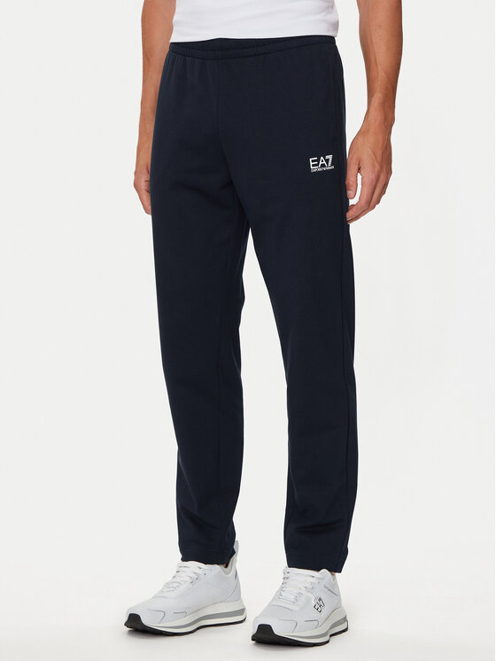 EA7 Emporio Armani Sportinės kelnės · Tamsiai mėlyna · Regular Fit