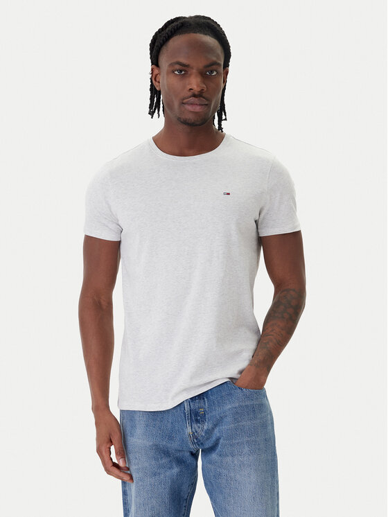 Tommy Jeans Marškinėliai · Pilka