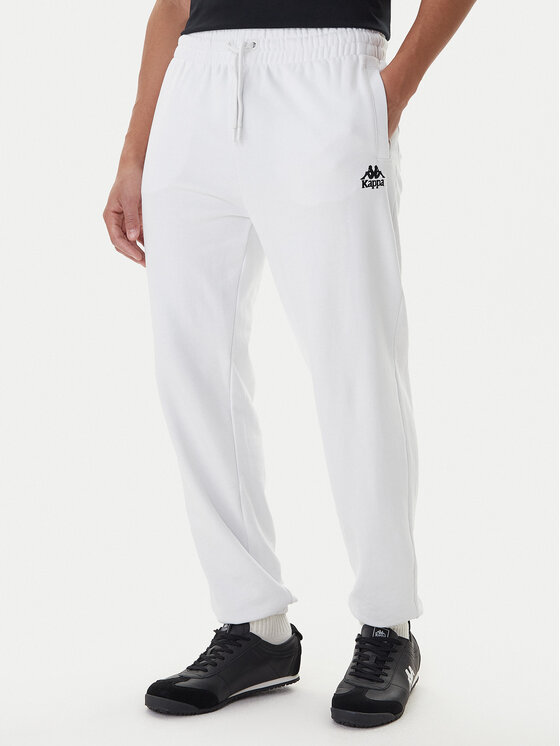 Kappa Sportinės kelnės · Balta · Regular Fit