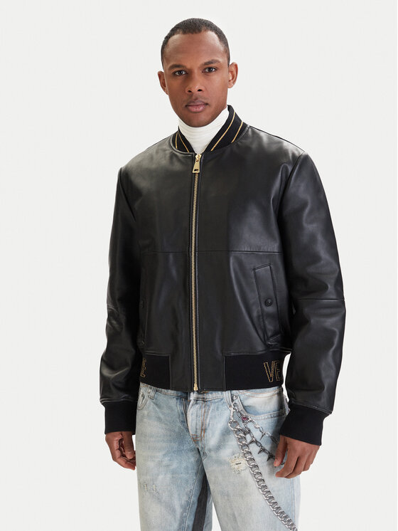 Kodas SUN15 Versace Jeans Couture Odinė striukė · Juoda