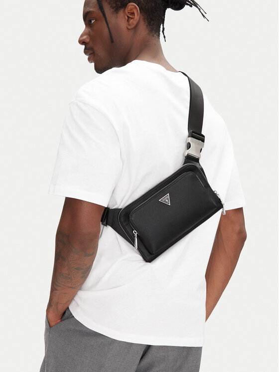 Guess Rankinė ant juosmens﻿ · Juoda