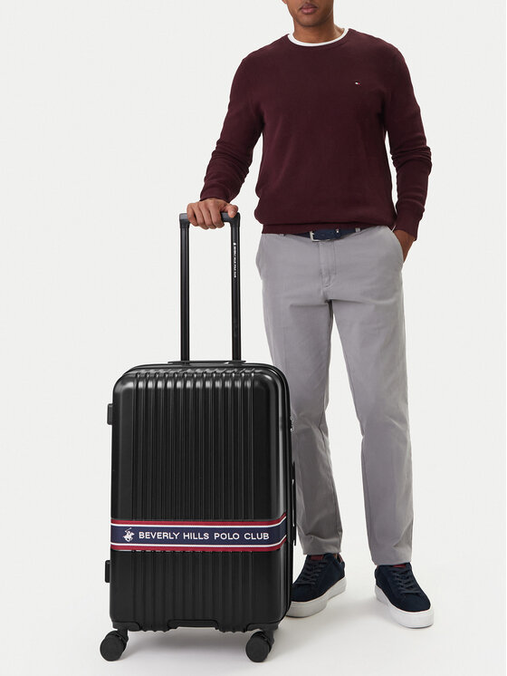 Beverly Hills Polo Club Vidutinio dydžio lagaminas · Juoda