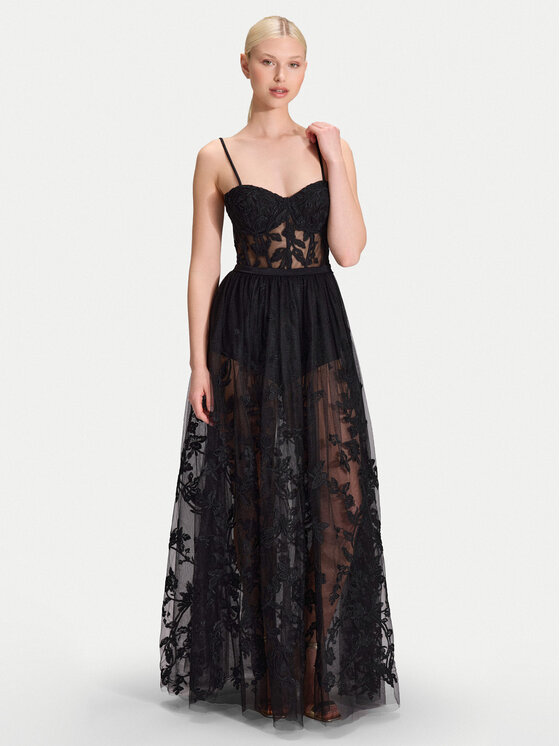 Kodas SUN15 Hey Kyla Vakarinė suknelė · Juoda · Maksi