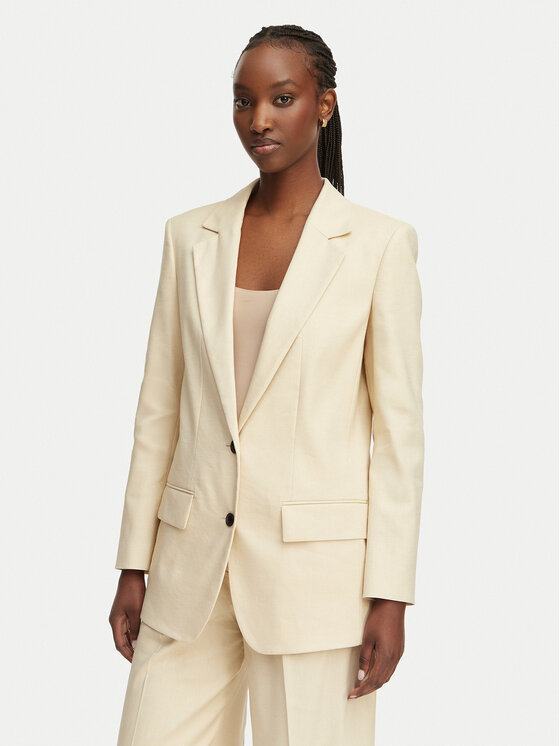 HUGO Švarkas · Smėlio · Oversize