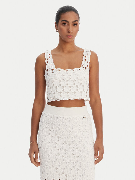 Kodas SUN15 Fracomina Marškinėliai · Écru