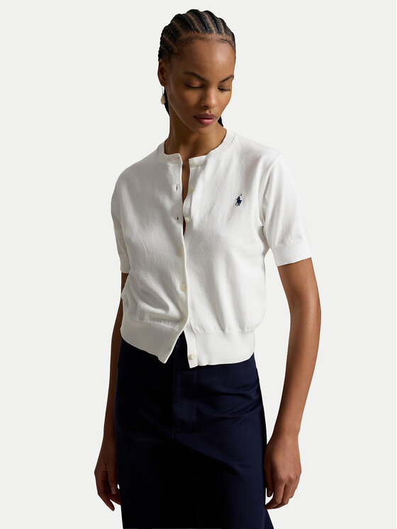 Polo Ralph Lauren Kardiganas · Balta · Regular Fit