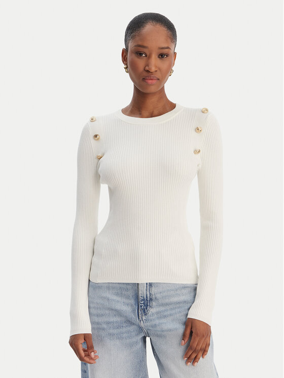 Guess Megztinis · Écru · Regular Fit