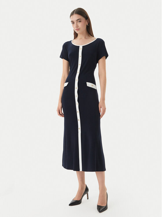 Kodas SUN15 Joseph Ribkoff Kasdieninė suknelė · Tamsiai mėlyna · Midi