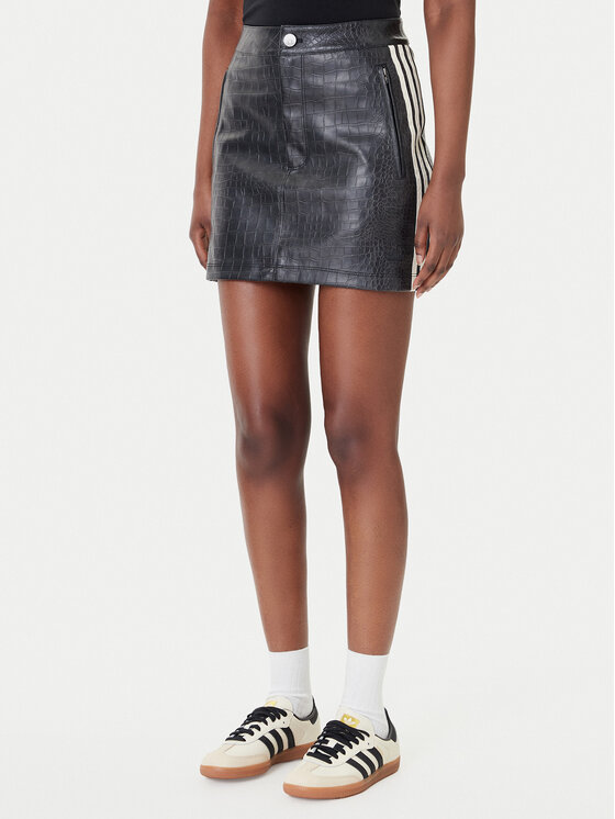 Kodas SUN15 adidas Dirbtinės odos sijonas · Juoda · Mini